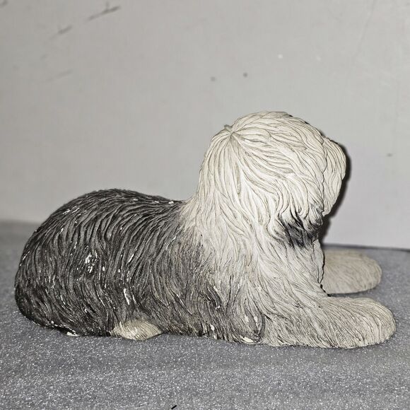 Sandicast Old English Sheep Dog 1983 Sandra Brue Hand Painted Vintage - Picture 4 of 11